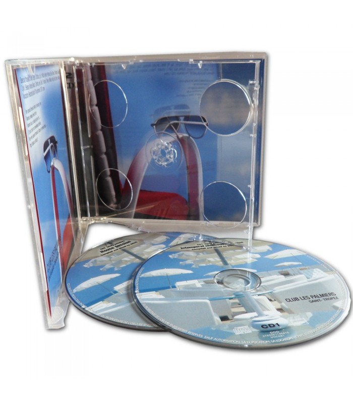 Pressage de CD et DVD en boitier standard double disques