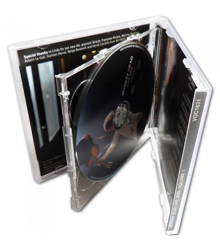 Boîtier cristal vide 1 CD