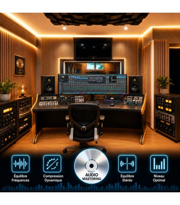 Mastering audio professionnel de votre album