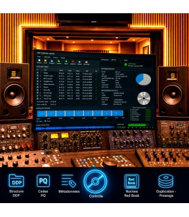 Contr&ocirc;le de pr&eacute;-master DDP pour duplication et pressage CD