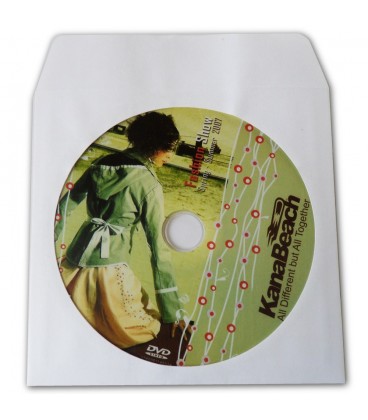 Pressage de CD et DVD dans Pochette en papier (style enveloppe à fenêtre)