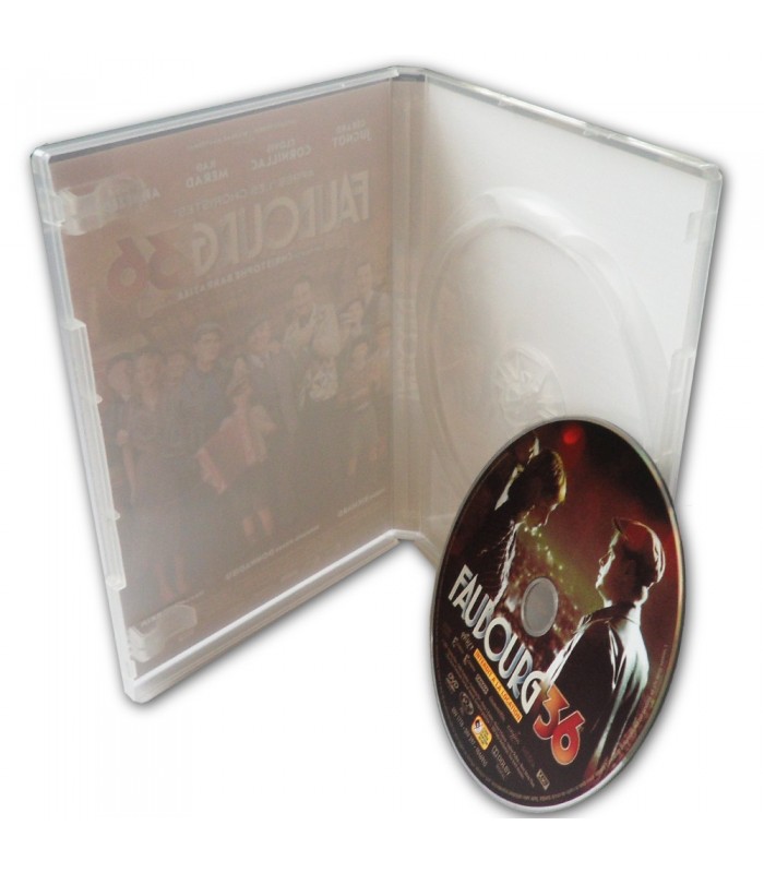 BOITIER METAL DVD AVEC FENETRE POUR 1 DVD + CALAGE - BOITIERS