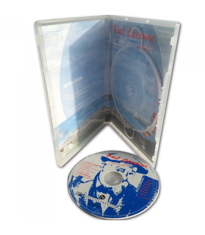 Boitier dvd standard plastique avec jaquette et pressage DVD