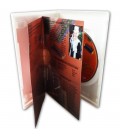 Boitier DVD standard boitier dvd blanc ouvert avec livret