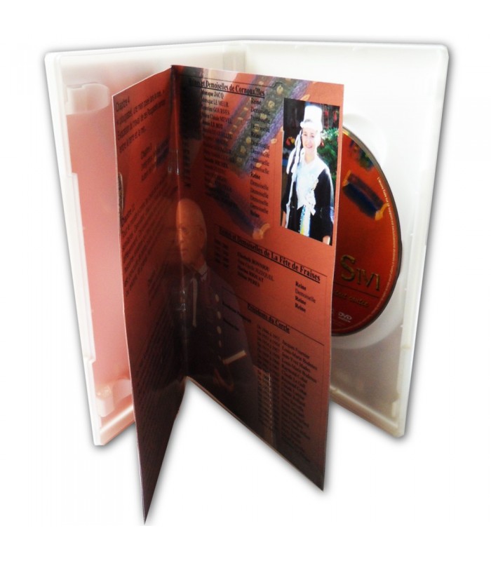 Boitier dvd standard plastique avec jaquette et pressage DVD