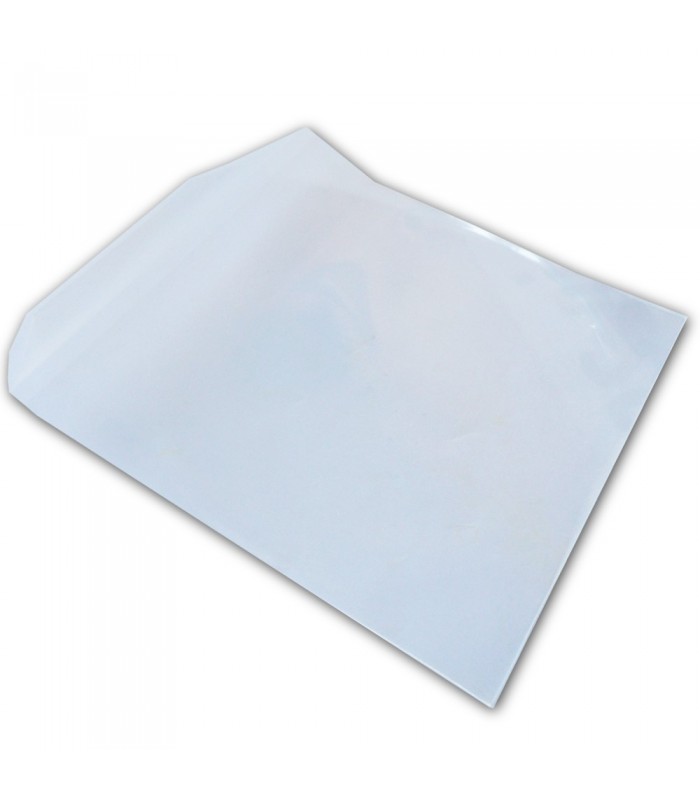 Pochette plastique transparente souple avec rabat fermeture