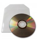 Pochette plastique pour disque CD ou DVD
